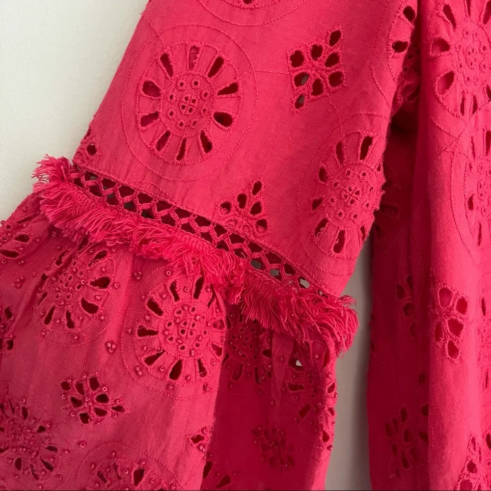 Anthropologie Eyelet Lace Tunic Dress